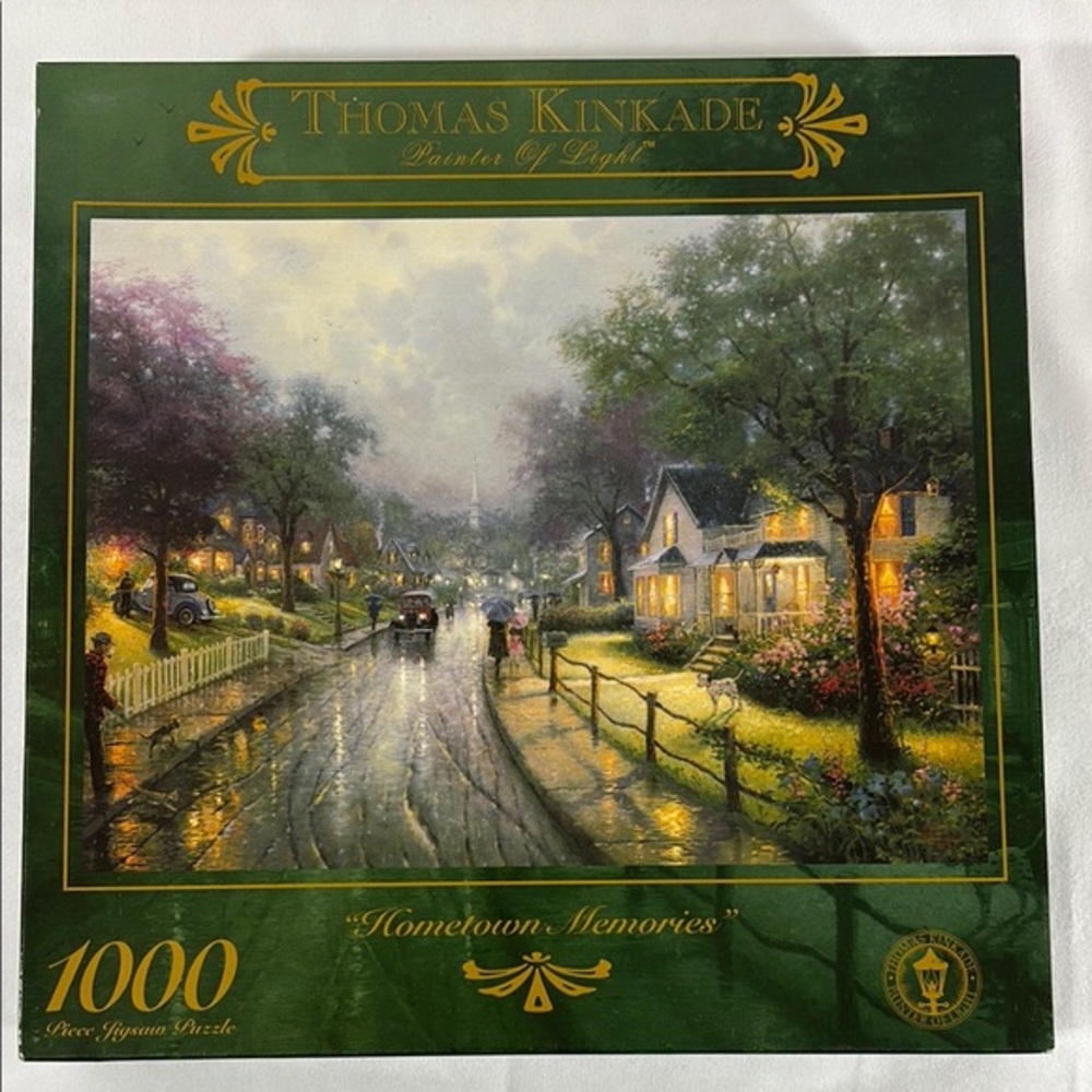 Thomas Kinkade Hometown Memories Puzzle NEW